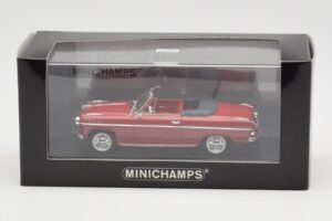 Borgward Isabella Cabriolet Röd Minichamps 1:43 400096060 Metall — bild 4 av 4