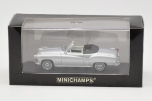 Borgward Isabella Cabriolet Silver Minichamps 1:43 400096030 Metall — bild 4 av 4