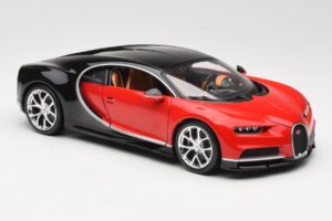 Bugatti Chiron Svart & Röd Bburago 1:18 18-11040 Metall — bild 6 av 8