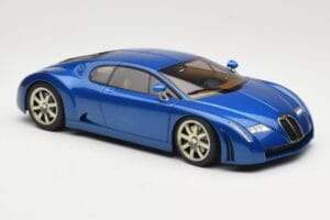 Bugatti EB 18.3 Chiron Blå AUTOart 1:18 70911 Metall — bild 6 av 8