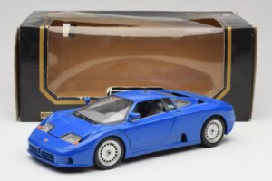 Bugatti EB110 Mörkblå Bburago 1:18 3035-DB Metall — bild 8 av 8