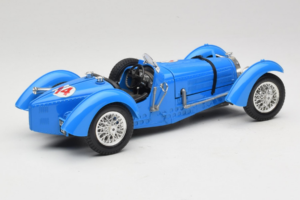 Bugatti Type 51 Grand Prix #14 Blå Bburago 1:18 3012-M1 Metall — bild 2 av 6
