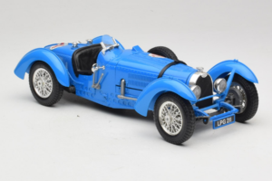 Bugatti Type 51 Grand Prix #14 Blå Bburago 1:18 3012-M1 Metall — bild 4 av 6