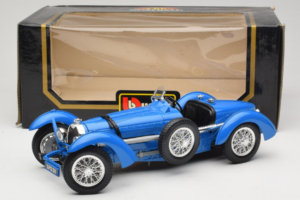 Bugatti Type 59 Blå Bburago 1:18 3005-M1 Metall — bild 5 av 5