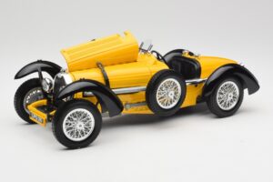 Bugatti Type 59 Gul Bburago 1:18 3005 Metall — bild 2 av 8