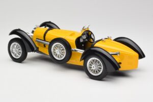 Bugatti Type 59 Gul Bburago 1:18 3005 Metall — bild 7 av 8