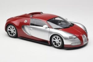 Bugatti Veyron Edition Centenaire Chrome Red Minichamps 1:18 100110851-O Metall — bild 6 av 8