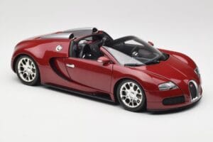 Bugatti Veyron Grand Sport Röd Minichamps 1:18 100110832 Metall — bild 7 av 9