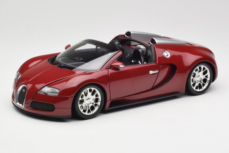 Bugatti Veyron Grand Sport Röd Minichamps 1:18 100110832 Metall