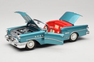 Buick Century Cabriolet Blå Mira 1:18 6134 Metall — bild 2 av 8