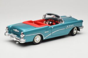 Buick Century Cabriolet Blå Mira 1:18 6134 Metall — bild 3 av 8