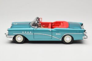 Buick Century Cabriolet Blå Mira 1:18 6134 Metall — bild 4 av 8