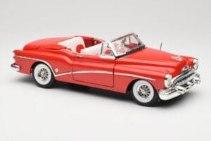 Buick Skylark Cabriolet Röd Motormax 1:18 73129 Metall — bild 6 av 8
