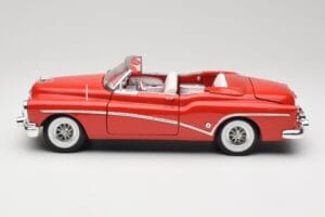 Buick Skylark Röd Motormax 1:18 411393-M1 Metall — bild 4 av 8