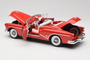 Buick Skylark Röd Motormax 1:18 411393-M1 Metall — bild 5 av 8