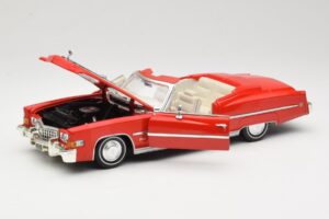 Cadillac Eldorado Cabriolet Röd Anson 1:18 30387 Metall — bild 2 av 8