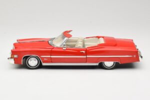 Cadillac Eldorado Cabriolet Röd Anson 1:18 30387 Metall — bild 4 av 8