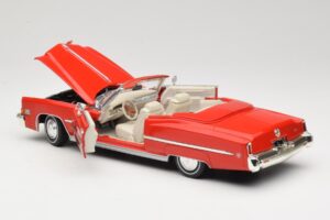 Cadillac Eldorado Cabriolet Röd Anson 1:18 30387 Metall — bild 5 av 8