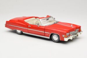 Cadillac Eldorado Cabriolet Röd Anson 1:18 30387 Metall — bild 6 av 8