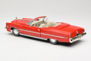 Cadillac Eldorado Cabriolet Röd Anson 1:18 30387 Metall — bild 7 av 8