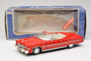 Cadillac Eldorado Cabriolet Röd Anson 1:18 30387 Metall — bild 8 av 8
