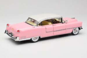 Cadillac Fleetwood Elvis Presley Rosa MRC 1:18 LIC1000 Metall — bild 3 av 8