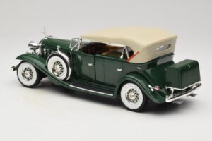 Cadillac Sport Phaeton Grön Anson 1:18 30383 Metall — bild 8 av 9