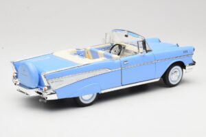 Chevrolet Bel Air Cabriolet Blå Road Signature 1:18 55/1/0863 Metall — bild 3 av 8