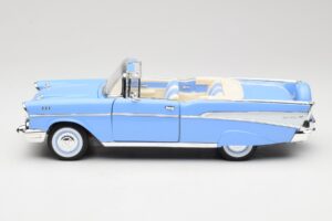 Chevrolet Bel Air Cabriolet Blå Road Signature 1:18 55/1/0863 Metall — bild 4 av 8