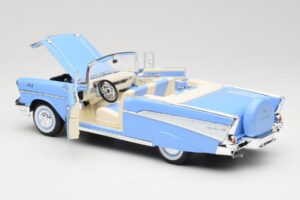 Chevrolet Bel Air Cabriolet Blå Road Signature 1:18 55/1/0863 Metall — bild 5 av 8