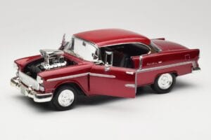 Chevrolet Bel Air Röd Motormax 1:18 73100TC-M1 Metall — bild 2 av 8