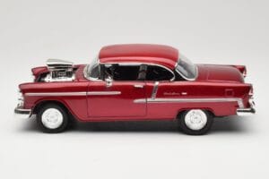 Chevrolet Bel Air Röd Motormax 1:18 73100TC-M1 Metall — bild 4 av 8