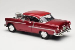 Chevrolet Bel Air Röd Motormax 1:18 73100TC-M1 Metall — bild 7 av 8
