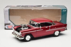 Chevrolet Bel Air Röd Motormax 1:18 73100TC-M1 Metall — bild 8 av 8