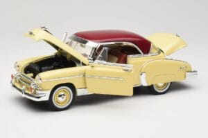 Chevrolet Bel Air Gul & Röd Motormax 1:18 73111 Metall — bild 2 av 8