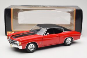 Chevrolet Chevelle SS 454 Röd Maisto 1:18 531892 Metall — bild 8 av 8