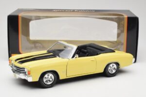 Chevrolet Chevelle SS 454 Gul Maisto 1:18 531890 Metall — bild 8 av 8