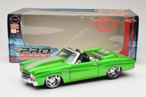 Chevrolet Chevelle SS Cabriolet Grön Maisto 1:18 31099 Metall — bild 8 av 8
