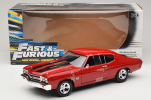 Chevrolet Chevelle SS Fast & Furious Röd Johnny Lightning 1:18 39578 Metall — bild 6 av 6