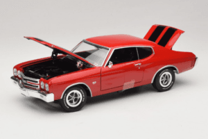 Chevrolet Chevelle SS Röd Jack Reacher Auto World 1:18 AWSS109/06 Metall — bild 2 av 8