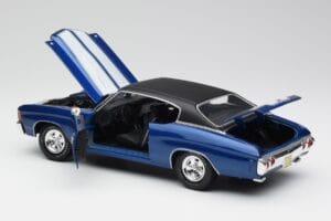 Chevrolet Chevelle SS 454 Blå Maisto 1:18 531886 Metall — bild 5 av 8