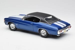 Chevrolet Chevelle SS 454 Blå Maisto 1:18 531886 Metall — bild 7 av 8