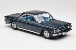 Chevrolet Corvair Mörkblå Sun Star 1:18 1482 Metall — bild 6 av 8