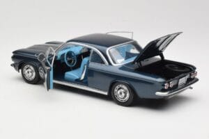 Chevrolet Corvair Mörkblå Sun Star 1:18 1482 Metall — bild 7 av 8