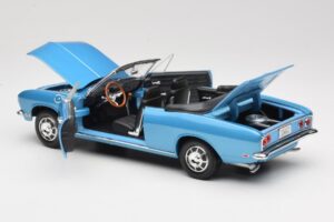 Chevrolet Corvair Monza Cabriolet Blå Road Signature 1:18 92498 Metall — bild 5 av 8