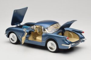 Chevrolet Corvette C1 Blå Mira 1:18 6105 Metall — bild 5 av 8