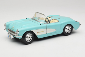Chevrolet Corvette C1 Blå & Vit Bburago 1:18 3024-M2 Metall
