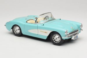 Chevrolet Corvette C1 Blå & Vit Bburago 1:18 3024-M2 Metall — bild 6 av 8