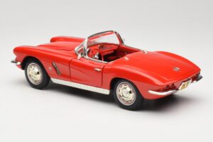 Chevrolet Corvette C1 Röd ERTL 1:18 7835 Metall — bild 7 av 8