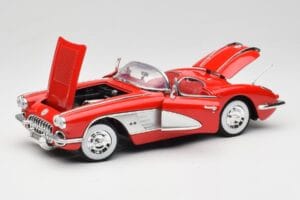 Chevrolet Corvette C1 Röd Motormax 1:18 73100TC Metall — bild 2 av 8
